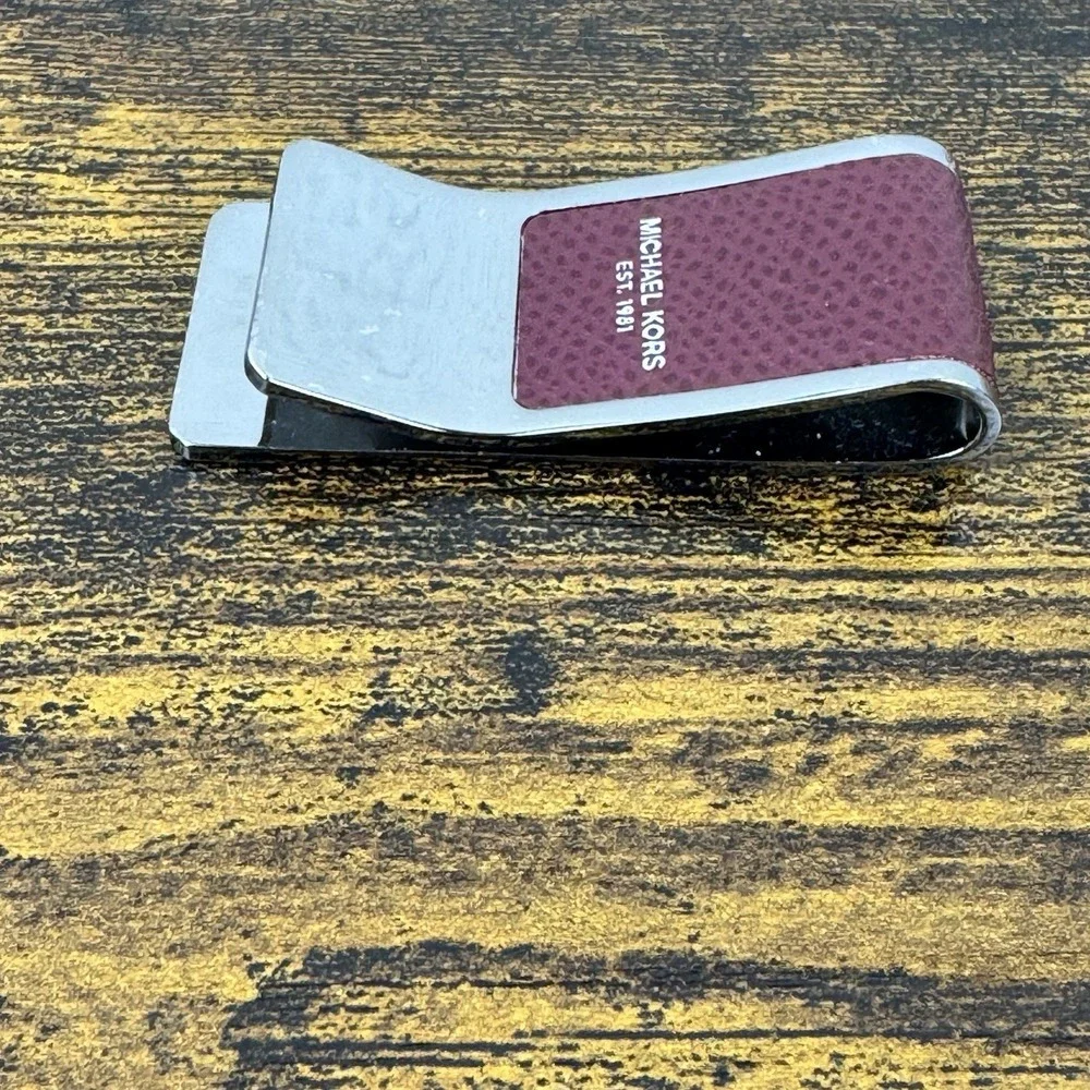 Michael Kors‎ Leather Inlay Money Clips- HARD TO FIND